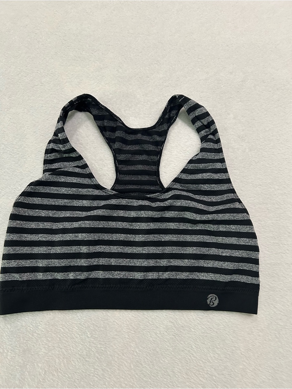 Bally Total Fitness Women’s Seamless Low Impact Sports Bra Sz Small Racerback